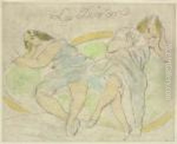 Le Divan Oil Painting by Jules Pascin