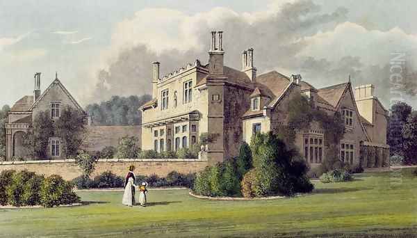 Endsleigh, from Ackermanns Repository of Arts, 1823 Oil Painting by Humphry Repton