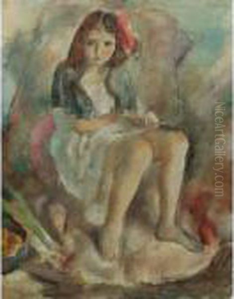 Cendrillon Oil Painting by Jules Pascin