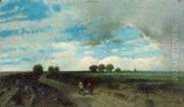 Paesaggio Francese Oil Painting by Alberto Pasini