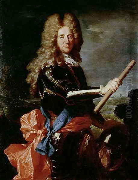 William Bentinck, Earl of Portland 1649-1709, 18th century Oil Painting by Hyacinthe Rigaud