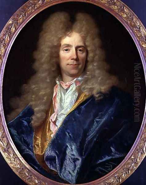 Portrait of Michel Begon the Younger Oil Painting by Hyacinthe Rigaud