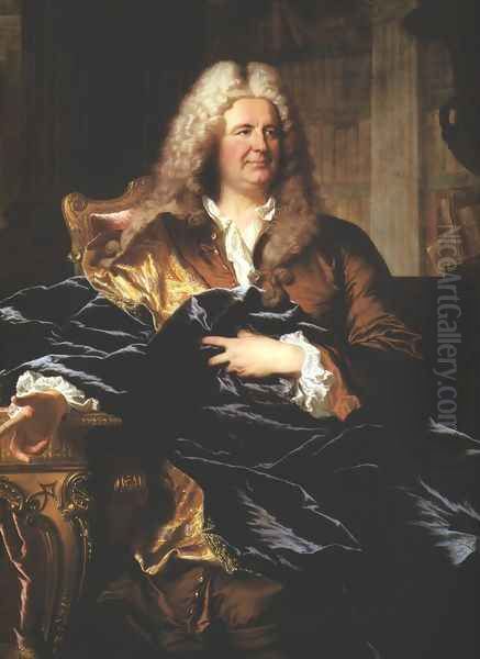 Portrait of Antoine Paris Oil Painting by Hyacinthe Rigaud