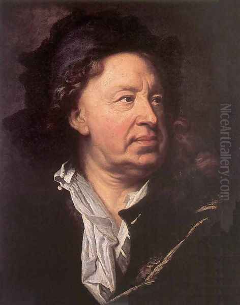 Everhard Jabach 1688 Oil Painting by Hyacinthe Rigaud