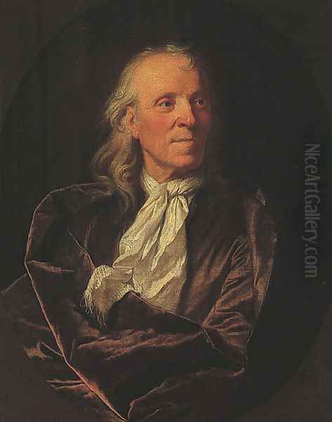 Portrait of a Scholar Oil Painting by Hyacinthe Rigaud