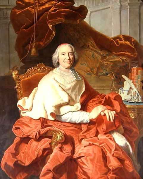 Cardinal Fleury Oil Painting by Hyacinthe Rigaud