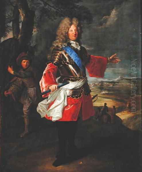 Louis de France Oil Painting by Hyacinthe Rigaud