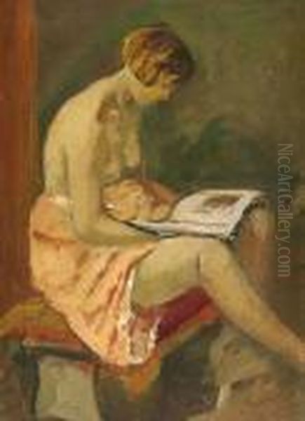 La Lettura Oil Painting by Carlo Passigli