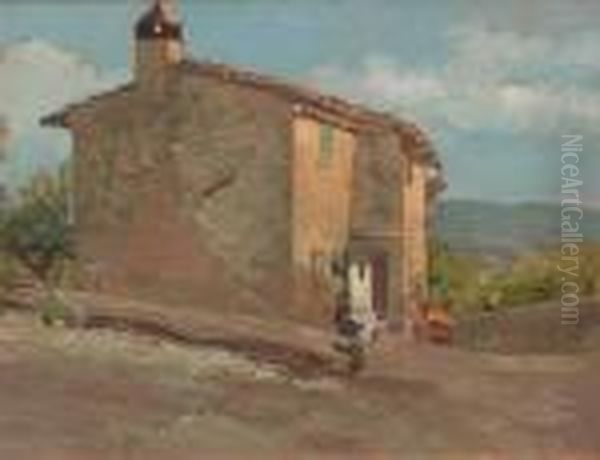 Casolare Oil Painting by Carlo Passigli