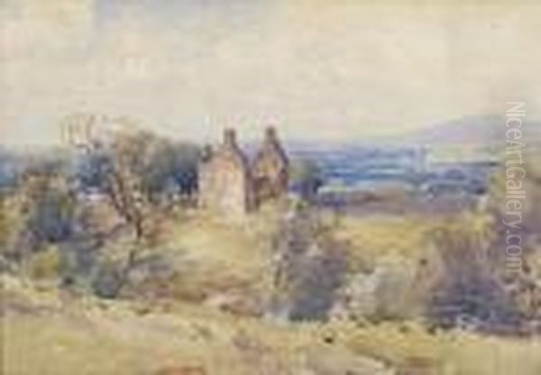 Frenchland Tower, Near Moffat Oil Painting by James Paterson