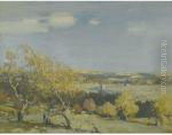 Maxwelton Braes Oil Painting by James Paterson