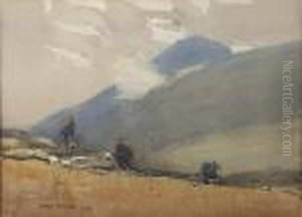 Benmore Near Keilatter Oil Painting by James Paterson