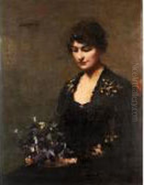 Lilies Of France Oil Painting by James Paterson