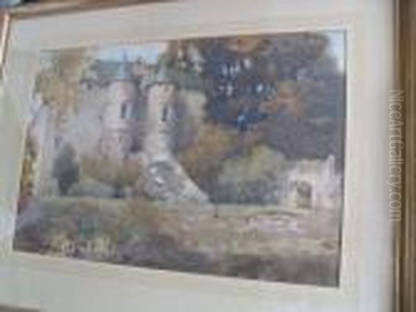 Rowallan Castle, Ayrshire Oil Painting by James Paterson