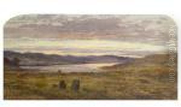 Skeabost, Skye Oil Painting by Waller Hugh Paton