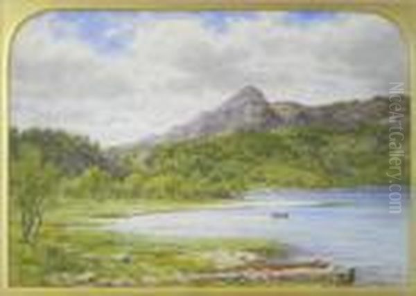 In The Highlands Oil Painting by Waller Hugh Paton