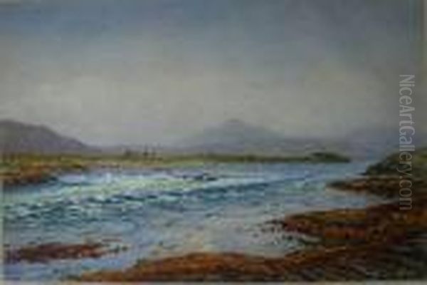 Falls Of Lora Oil Painting by Waller Hugh Paton