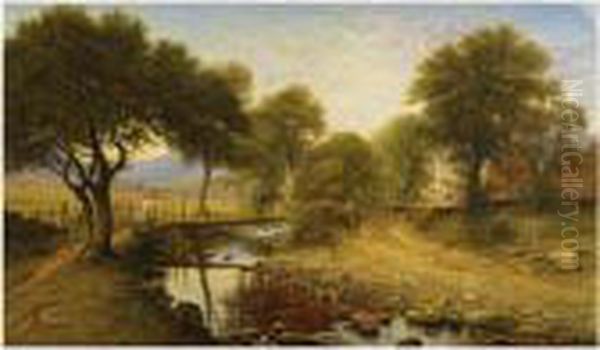 Summer Evening At Penlester, Arran Oil Painting by Waller Hugh Paton