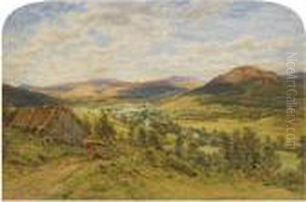 Castletown Of Braemar Oil Painting by Waller Hugh Paton