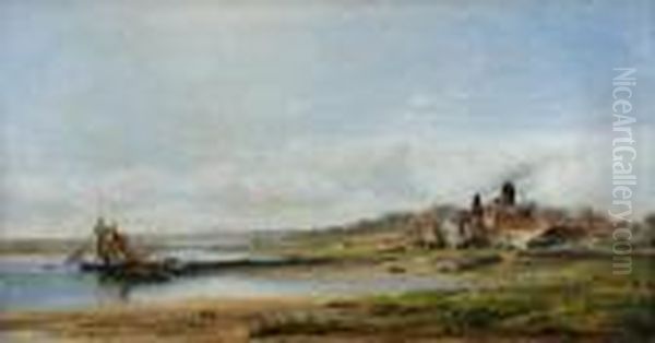 A View Of Guardbridge Oil Painting by Waller Hugh Paton