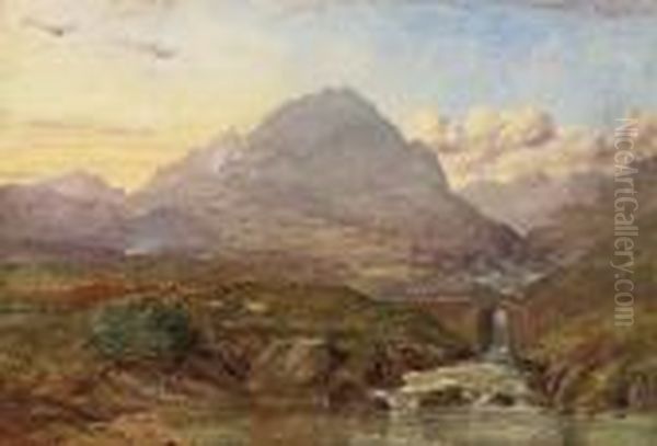 In The Highlands Oil Painting by Waller Hugh Paton