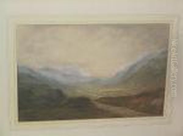 Moor Of Rannoch, Ben Nevis In Distance Oil Painting by Waller Hugh Paton