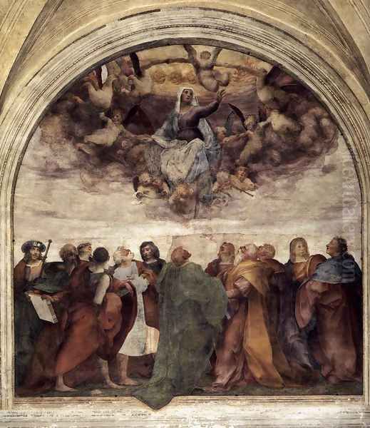 Assumption of the Virgin 1517 Oil Painting by Fiorentino Rosso