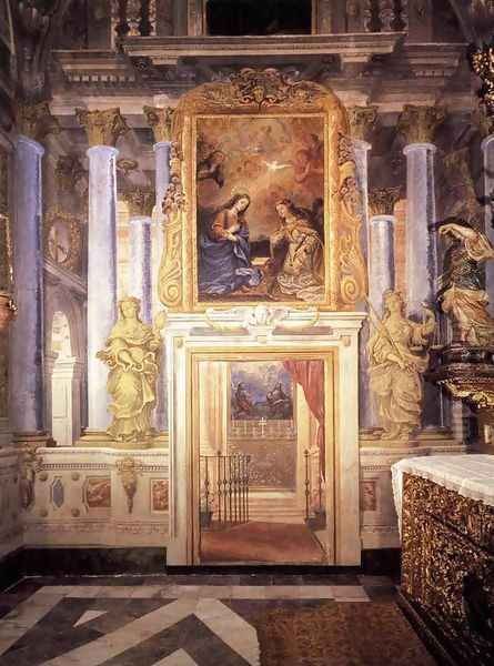 Decoration of the Capilla del Milagro Oil Painting by Francisco Rizi