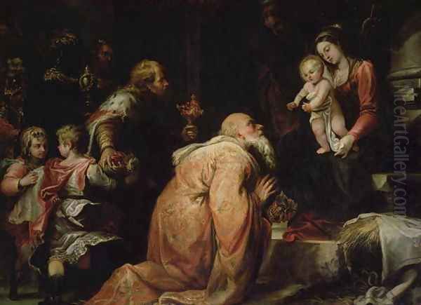 The Adoration of the Kings Oil Painting by Francisco Rizi