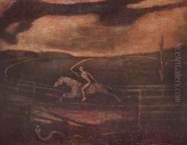 The Race Track Oil Painting by Albert Pinkham Ryder