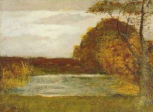 The Pond Oil Painting by Albert Pinkham Ryder