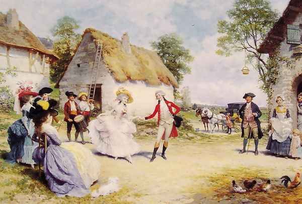 The Minuet Oil Painting by Lucius Rossi