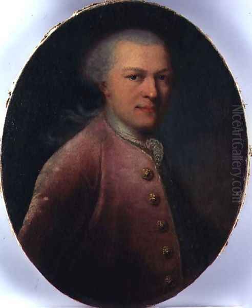 Portrait of Stanislaw Szczesny Potocki 1752-1805, c.1772 Oil Painting by Alexander Roslin