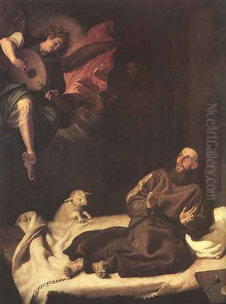 Adoration of the Shepherds c. 1616 Oil Painting by Juan Ribalta