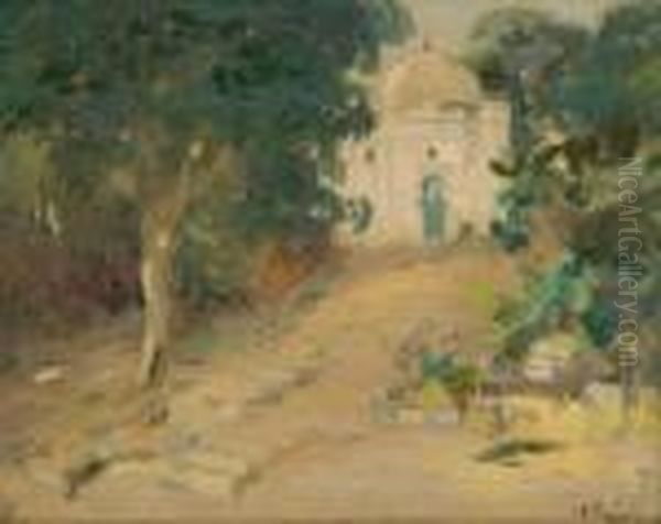 L'allee Du Monument Oil Painting by Elie Anatole Pavil