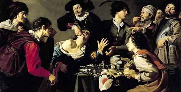 The Tooth Extractor 1635 Oil Painting by Theodoor Rombouts