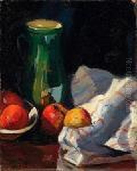 Nature Morte Aux Fruits Oil Painting by Elie Anatole Pavil