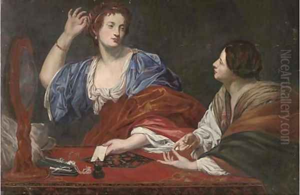 An allegory of Vanity Oil Painting by Theodoor Rombouts