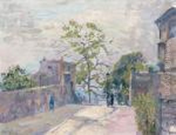 Vue De Montmartre Oil Painting by Elie Anatole Pavil