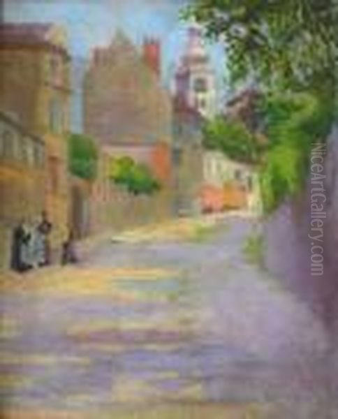 Montmartre Oil Painting by Elie Anatole Pavil