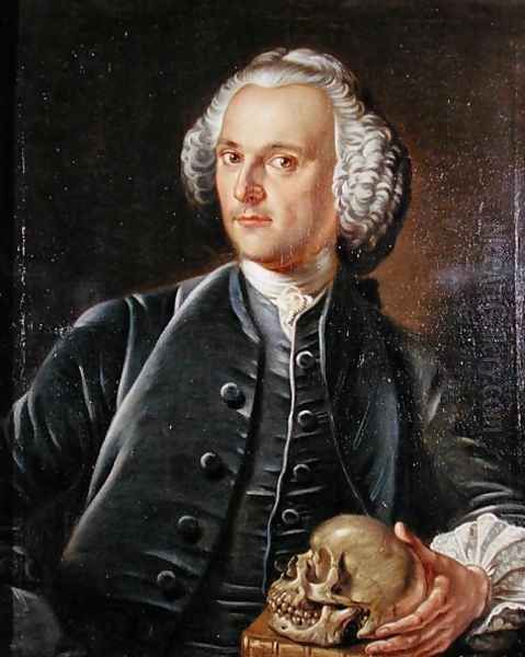 Portrait of Dr William Barrett, 1764 Oil Painting by Jan van Rymsdyk