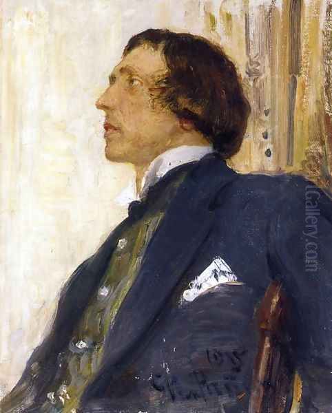 Portrait of Nikolai Evreinov Oil Painting by Ilia Yefimovich Repin