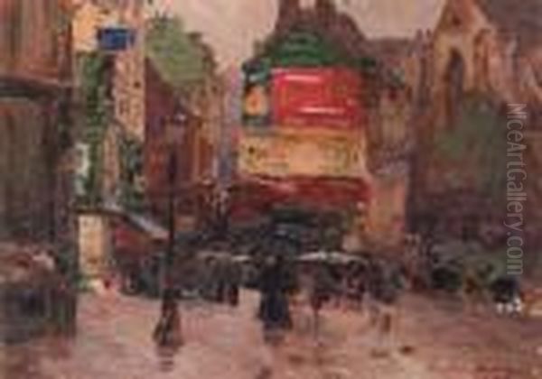 Montmartre, Paris Oil Painting by Elie Anatole Pavil