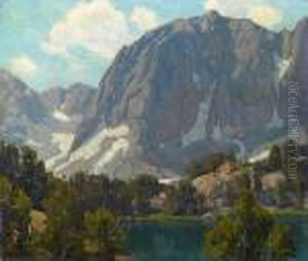 Big Pine Lake Oil Painting by Edgar Alwin Payne