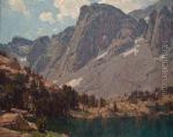 Payne Lake Oil Painting by Edgar Alwin Payne