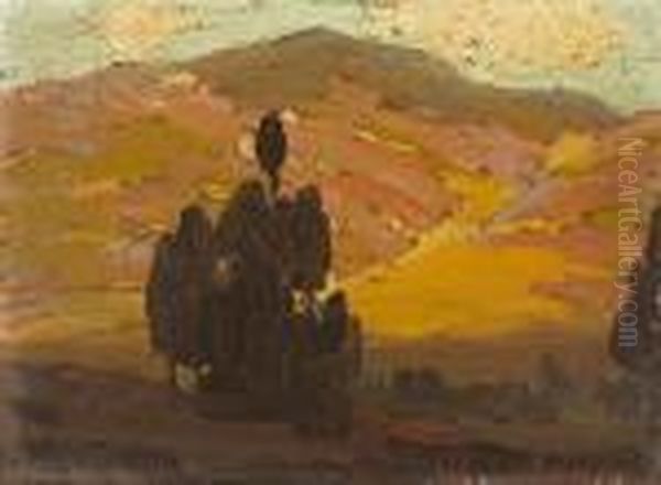 California Landscape Oil Painting by Edgar Alwin Payne