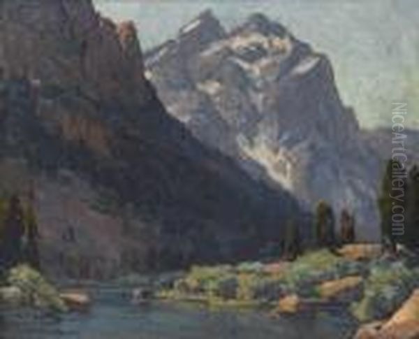 Teton Slopes by Edgar Alwin Payne