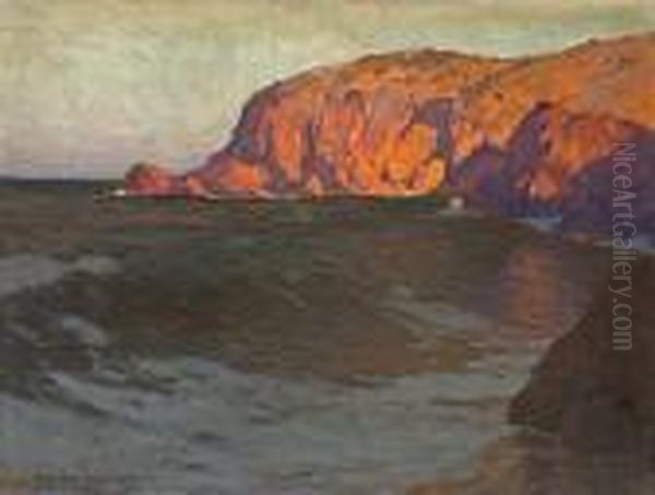 Santa Cruz Island Oil Painting by Edgar Alwin Payne