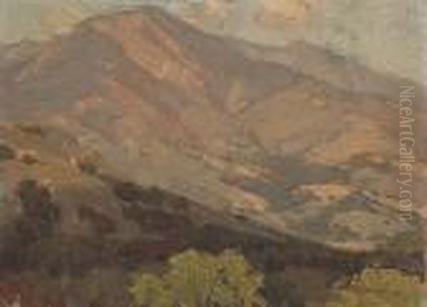 Foothills Oil Painting by Edgar Alwin Payne