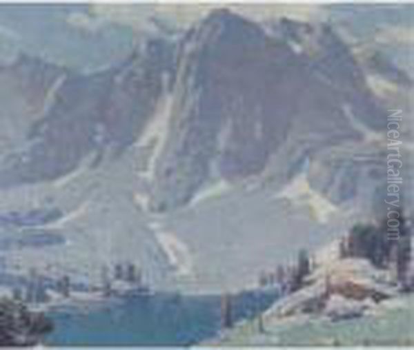 Mountain Landscape Oil Painting by Edgar Alwin Payne